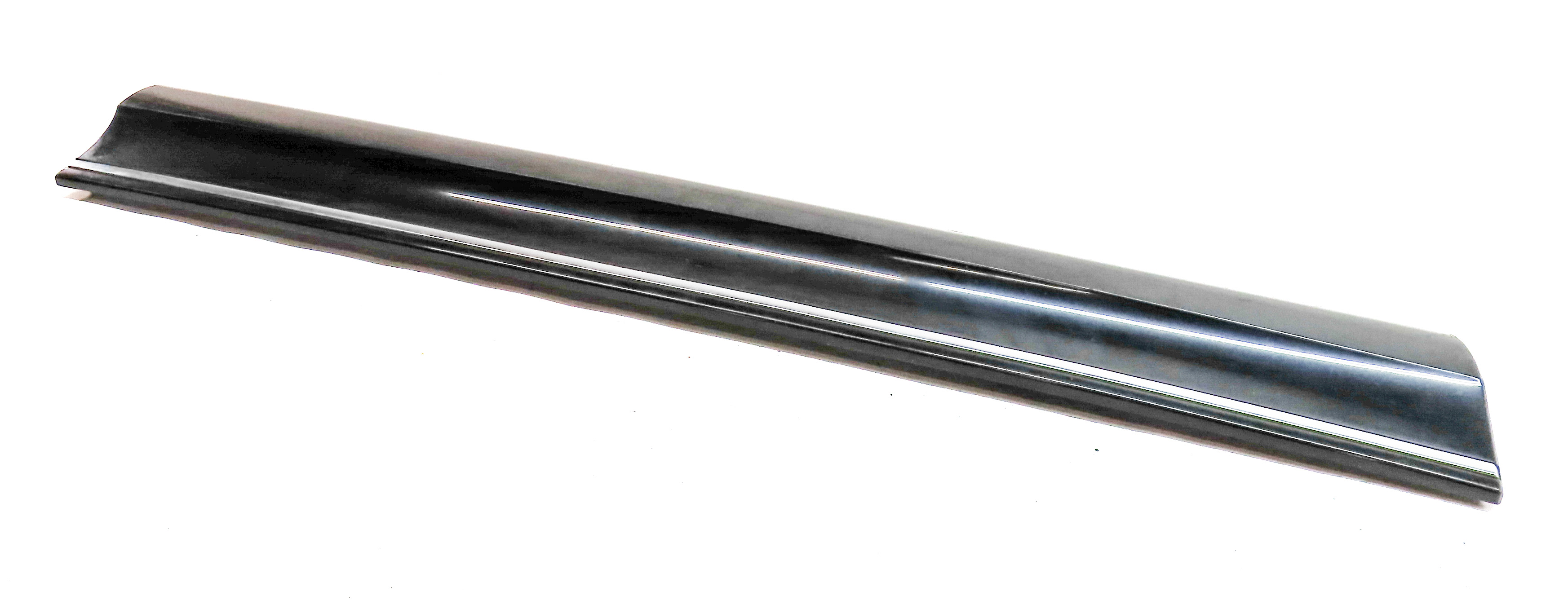 10-15 AUDI Q7 FRONT LEFT DRIVER LOWER DOOR TRIM MOULDING (w/out SLINE) (Black) — exact item pictured